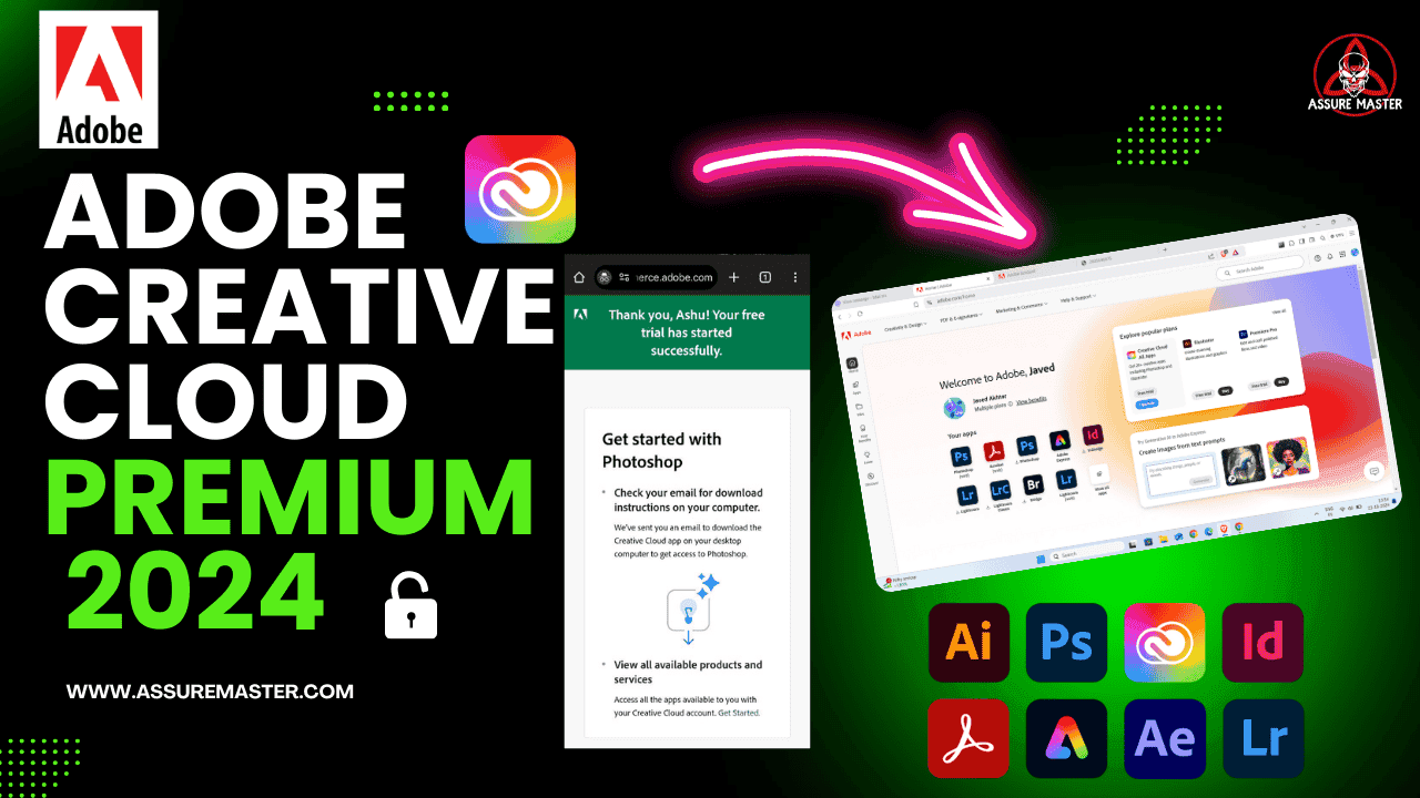 Adobe CC Premium Account Free 2024