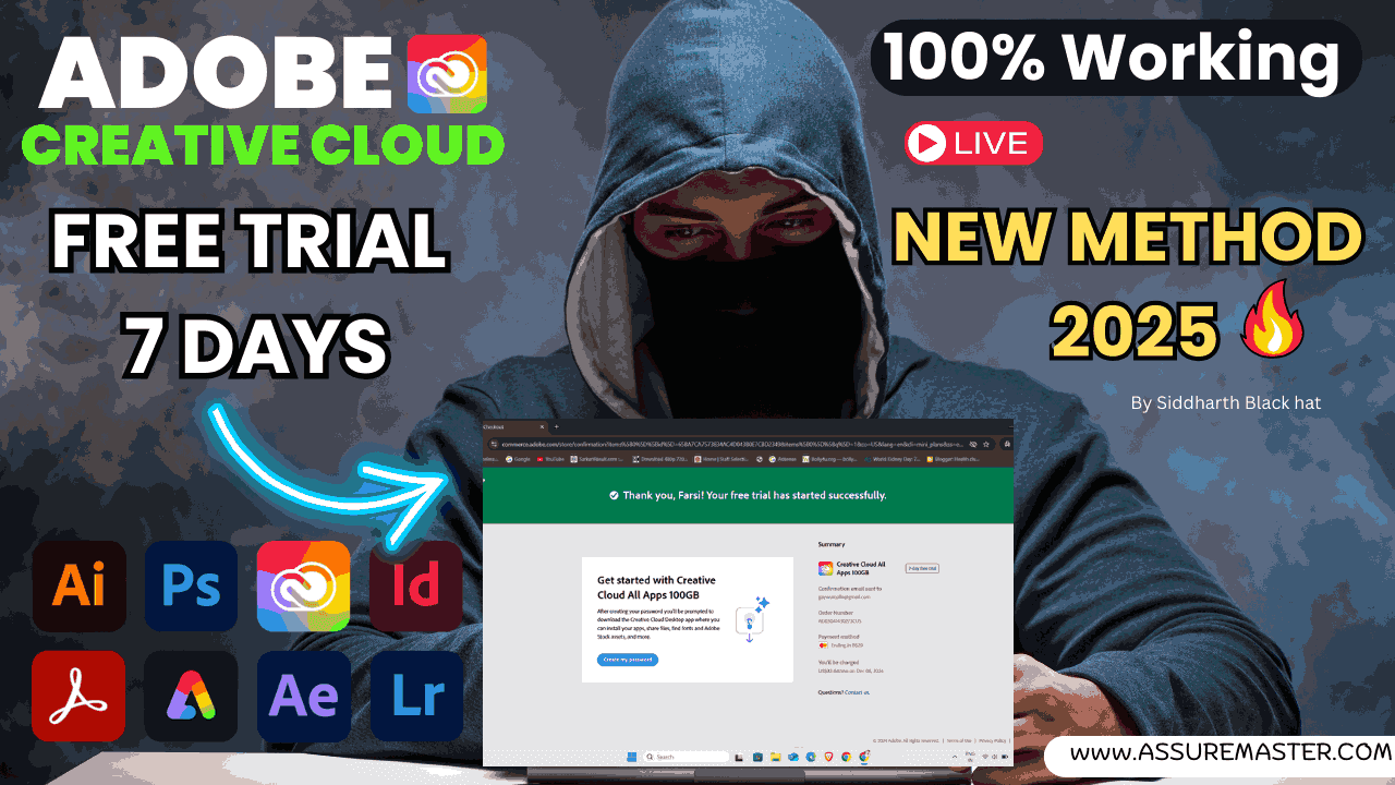 Adobe Free Trial 100% Working | Adobe 14 Days Free Trial ?