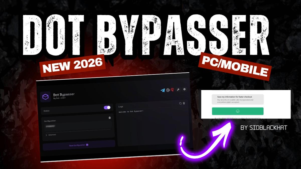 How to use Dot Bypasser V4.6.1 | Desktop or Mobile