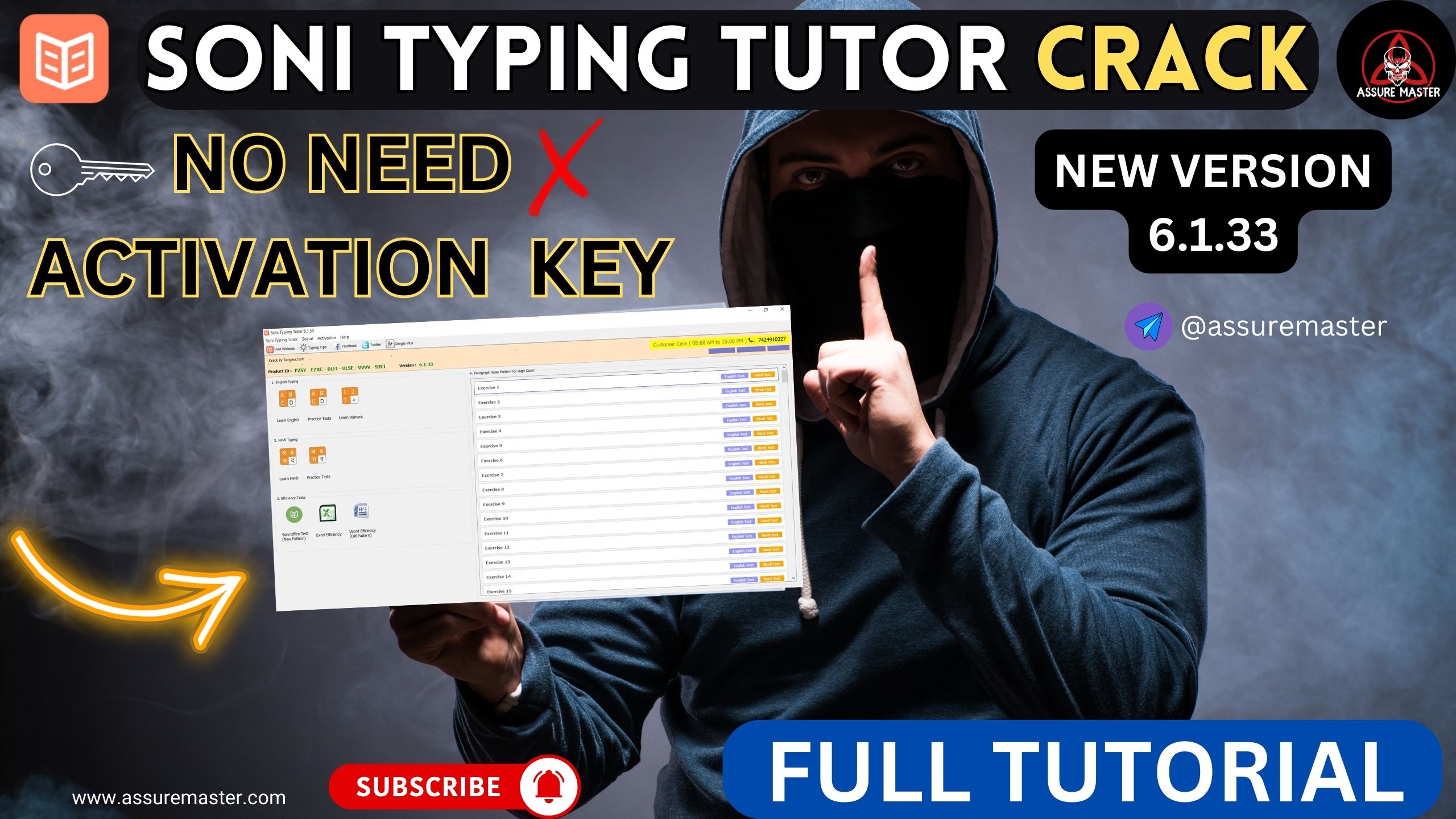 Soni Typing Tutor Crack free for Lifetime 2024