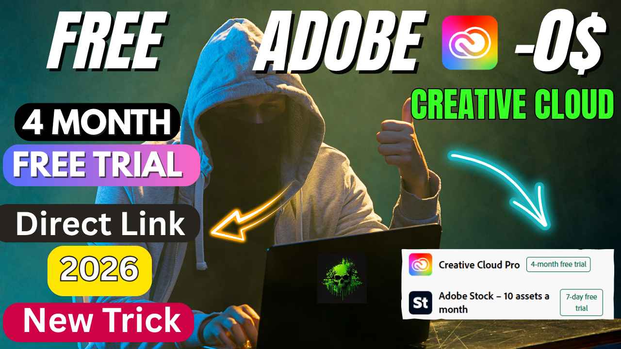 Adobe Creative Cloud (4-month) FREE — $0 1 Adobe Creative Cloud (4-month) FREE — $0